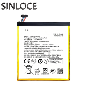 แบตเตอรี่ C11P1502 4890มิลลิแอมป์ต่อชั่วโมงสำหรับ <span class=keywords><strong>Asus</strong></span> <span class=keywords><strong>ZenPad</strong></span> 10 Z300C แบตเตอรี่แท็บเล็ต Z300CG Z300CL - Product Image 1