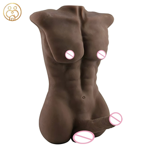 Jouets sexuels pour la masturbation féminine, poupée sexuelle réaliste en forme de torse masculin musclé, poupée sexuelle <span class=keywords><strong>gay</strong></span> réaliste avec pénis et gode - Product Image 3