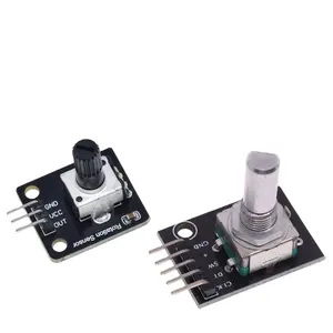 Potenciômetro rotativo com botão, módulo de controle digital, interruptor rotativo 5V, kit DIY EC11 para placa PCB Arduino