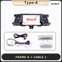 Cadre de lecteur DVD de voiture Aijia pour NISSAN Patrol Y62/Armada/Infiniti QX56 QX80 2010-2020 Pièces détachées automobiles Accessoires de voiture Panneau de navigation