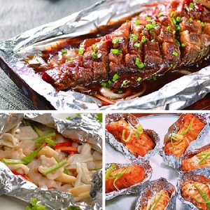 Silver <b>Kitchen</b> Aluminum Foil <b>Paper</b> for Food Wrapping Packing Cooking Aluminium Foil Food Roll Manufacturer - Product Image 6