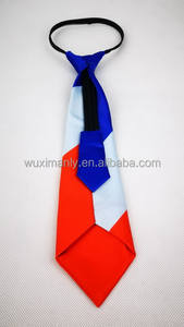 <span class=keywords><strong>Cravate</strong></span> française de haute qualité avec logo personnalisé, prix de gros pour cadeau avec impression du <span class=keywords><strong>drapeau</strong></span> français, 2026 - Product Image 2
