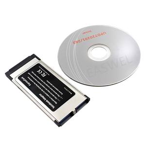 New 2 cổng <span class=keywords><strong>USB</strong></span> <span class=keywords><strong>3.0</strong></span> <span class=keywords><strong>Express</strong></span> thẻ ExpressCard 34mm/<span class=keywords><strong>54mm</strong></span> Hidden Adapter cho máy tính xách tay - Product Image 2