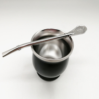 Paille à maté en acier inoxydable certifiée LFGB RIPPLESOURCE pour tasse à maté et usage extérieur – Vente en gros