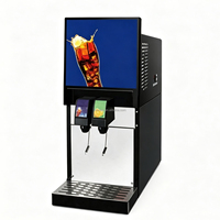 Distributeur de boissons gazeuses portable en acier inoxydable de qualité commerciale, 2 saveurs, durable, pour cola et sodas