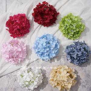 Cabeza de Flor de Hortensia Yixuan, Flor Artificial de Seda Hecha a Mano, Decoración para el Hogar, Accesorio para Bodas - Product Image 1