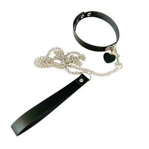 SM ห่วงโซ่ห้อยคอปกหนังสินค้าสำหรับผู้ใหญ่เพศหญิง - Product Image 4