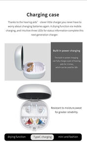 <span class=keywords><strong>Meilleur</strong></span> vendeur 2024 MeloSound RL21M Aide auditive rechargeable CIC invisible avec 2 canaux pour les malentendants <span class=keywords><strong>Amplificateur</strong></span> sonore - Product Image 2