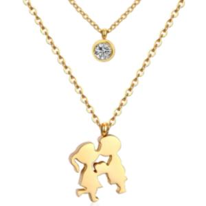 Collier Papillon en Acier Inoxydable Plaqué Or 18K avec Diamants Délicats – Vente en Gros, Fournisseurs Vérifiés, Bijoux Tendance - Product Image 4