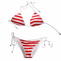Bikinis Sexy Floral Maillot De Bain Femme Imprimé Couleur Maillots De Bain Micro String Coupe Haute Bikini Ensemble Bikini Triangle Maillots De Bain