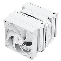 Refroidisseur de processeur Thermalright RP130 BLANC, hauteur 158 mm, double tour, 6 caloducs, radiateur à air tout blanc, AMD INTEL