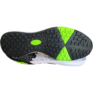 HT-9K0541 Suela de fútbol de TPR de alta elasticidad con tacos cortos, material en bruto para suela de calzado deportivo, color personalizado, venta al por mayor - Product Image 1
