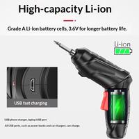 Perceuse-visseuse électrique multifonction rechargeable de qualité industrielle, mini-outil compact pour usage domestique et bricolage, vente en gros