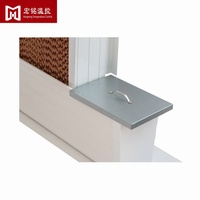 Équipement de ventilation pour élevage : Gouttière en PVC et coussin de refroidissement pour le contrôle de la température des poulaillers – Solution climatique pour l'élevage de volailles et de bétail