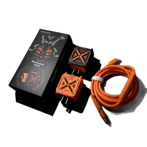 <span class=keywords><strong>Cargador</strong></span> GaN Mech 2026, Enchufe <span class=keywords><strong>de</strong></span> Carga Súper Rápida con Doble Puerto, Compatible con <span class=keywords><strong>Apple</strong></span>, OPPO y Android, Hecho en [Lugar <span class=keywords><strong>de</strong></span> Origen] - Product Image 1