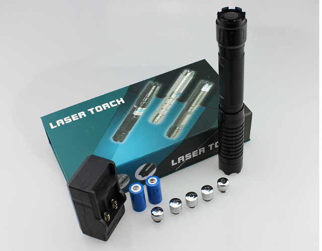 Wholesale Green Blue Lasers Pointer 5000m Adjustable Focus Rechargeable Compact Ideal for Camping, Hiking Nighttime Signaling