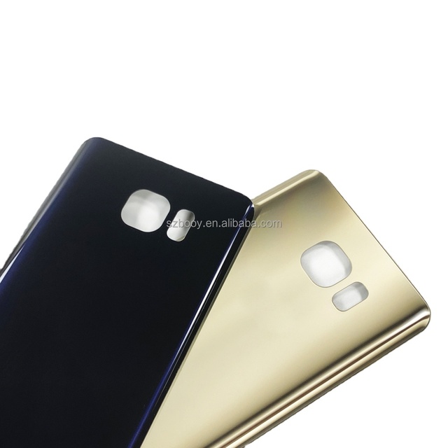 Back Glass Cover for SAMSUNG Galaxy Note 5 N920 SM-N920F Battery Door Rear Case Housing NOTE 5 with Adhesive Sticker