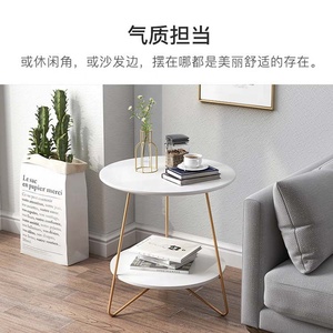Mesa de centro de lado redondo moderna personalizada para sala de estar, Económico - Product Image 3