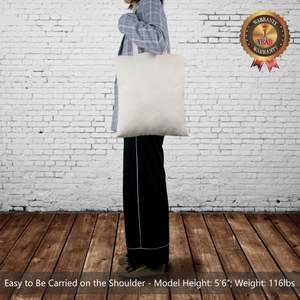 Economical Cotton Tote <b>Bag</b>, Lightweight Medium Reusable Grocery Shopping Cloth <b>Bags</b>, Suitable for DIY, Advertising, Promotion, G - Product Image 2