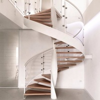 DAIYA — escaliers en acier inoxydable, marche en spirale intérieure