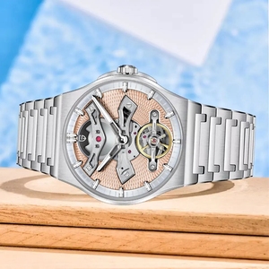 สำหรับ YS-028 ตูร์บิญงโบราณนาฬิกาสปอร์ตบุรุษ 42 มม. คริสตัลแซฟไฟร์กลวงกลไกสแตนเลสกันน้ำ - Product Image 3