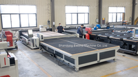 Table de découpe de verre CNC automatique à prix d'usine avec commande PLC, moteur haute puissance et construction robuste