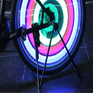 <b>Bicycle</b> Wheel <b>Light</b> LED Flash Waterproof IPX4 Plastic Night Riding Safety Cycling Accessory - Product Image 5