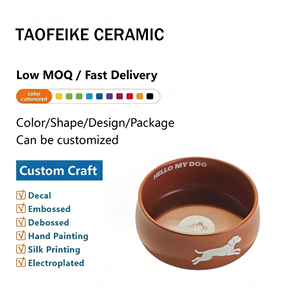 Ciotola per Animali Domestici in Ceramica Opaca, Non Porosa, Antibatterica, Anti-Macchia, Antiscivolo, 1100ml, Grande Capacità, per Cani e Gatti, Personalizzabile OEM - Product Image 6