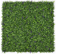 Mur végétal artificiel en plastique, mur de fleurs, résistant aux UV, écologique, décoration intérieure et extérieure