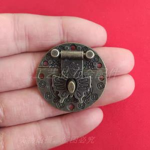 Round Zinc Alloy Furniture Lock 35mm Diameter Keyless Traditional Design For Wooden Box - Product Image 4