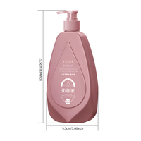 Extraits de plantes naturelles fleur de camélia Gel douche nettoyage en profondeur peau délicate hydratant lavage du corps bain produits de soins de la peau
