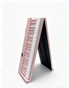 Piano numérique pliable 88 touches rose, clavier électronique portable avec haut-parleur intégré, Bluetooth rechargeable pour débutants OEM/ODM - Product Image 1