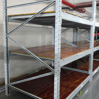 Capacité de charge : 1500 kg, rayonnage industriel à double niveau, équipement de stockage pour entrepôt, rayonnage à palettes robuste