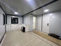 Maison préfabriquée extensible en conteneur de 20, 30 ou 40 pieds, 2 chambres, avec salle de bain et cuisine