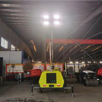 Mobile Lighting Tower Portable signal Tower Light Portable Generator Light Tower