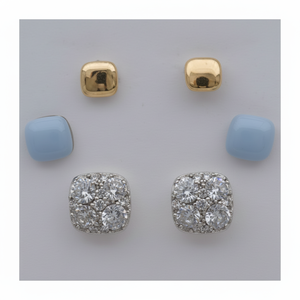 Splendido assortimento di gioielli in rame di lusso in sei pezzi placcato in oro 18K per un potente impatto visivo per le donne - Product Image 1