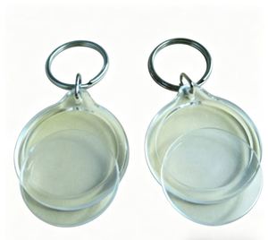 X48 Clear Round <b>Plastic</b> Acrylic Photo <b>Frame</b> Keychain Keyring <b>Picture</b> <b>Frame</b> Keychain for Diy Crafts - Product Image 4