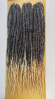 Treccine all'uncinetto in feltro ombré da 24 pollici, 200g, con due nappe, stile Hip Hop, per uso quotidiano e multi-scenario, extension per capelli