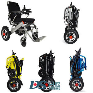 Silla de ruedas eléctrica portátil con ruedas de 16 pulgadas - Product Image 4