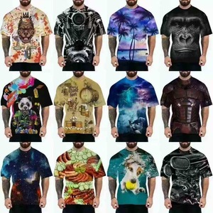 <span class=keywords><strong>Maglietta</strong></span> da uomo oversize con stampa grafica a sublimazione auto d'epoca 180 grammi Streetwear abbigliamento sportivo Casual progettato su misura - Product Image 2