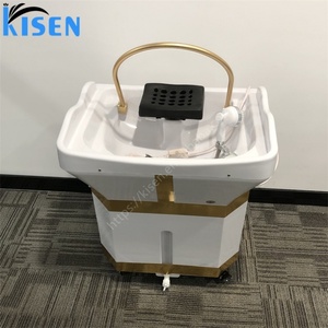 Kisen Professional Head Spa Backwash Shampoo Bowl Sink Portable Shampoo Basin with Water tank Water <b>Heater</b> No Plumbing - Product Image 2