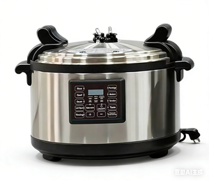 Cuisinière à pression électrique professionnelle en acier inoxydable 73, grande capacité, intelligente, multifonctionnelle, pour usage hôtelier - Product Image 6