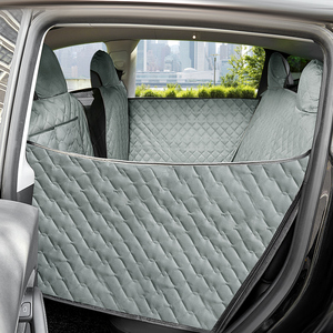 Housse de siège de voiture imperméable et résistante à la saleté pour chien, pour <span class=keywords><strong>Tesla</strong></span> Model Y / 3, protection de siège arrière pour animaux de compagnie / chats - Product Image 6