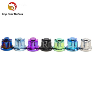 Titst Titan Hex rãnh hạt m6/m8/M10/M12/M14/M16 mặt bích hạt cho xe máy xe đạp xe mặt bích Nut phụ kiện - Product Image 5