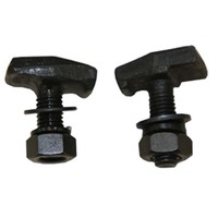 Système de guidage d'ascenseur d'hôtel moderne de haute qualité, clips de rail de guidage de type T en acier allié haute résistance, durables, 1 pièce