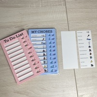 Tableau de planification quotidienne réutilisable pour les tâches ménagères, tableau de responsabilités et de comportement pour enfants, carte de motivation pour l'autodiscipline