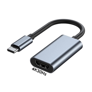 Câble adaptateur USB C mâle vers femelle, résolution 4K 30HZ, gaine en PVC, blindage combiné pour Macbook, téléviseur HD, projecteur - Product Image 1