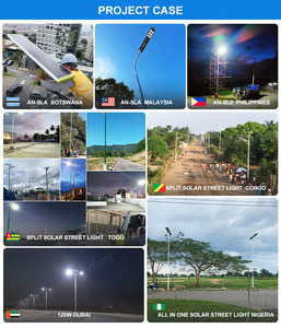 Lampadaire <span class=keywords><strong>LED</strong></span> Solaire Anern 40W 100W - Product Image 4