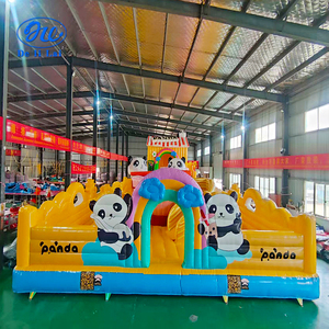 गर्मियों की स्लाइड-10*20 मीटर। बड़े कस्टम-निर्मित pvc inflatable ट्रामपोलिन सस्ती कीमत. पानी स्लाइड करें। - Product Image 3