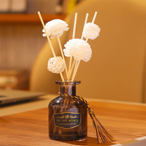 Varillas difusoras de caña de ratán de fibra de poliéster de madera Natural Aroma para el hogar de fabricantes - Product Image 1